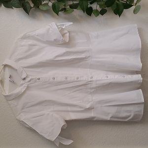 Elle white dress shirt